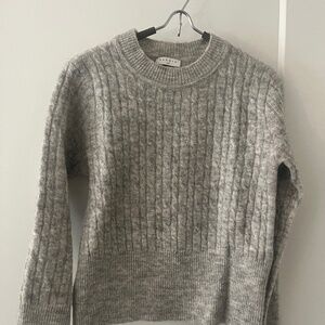 Sandro Cable Knit Sweater (Size S)